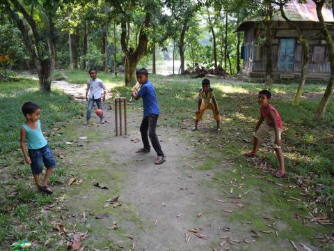 Riju and his friends playing Cricket in Bangladesh W030-0726-021.JPG